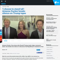 'I choose to stand tall': Arianne Zucker breaks silence on Trump tapes