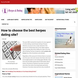 How to choose the best herpes dating site?