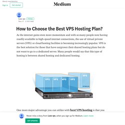 How to Choose the Best VPS Hosting Plan? – Luso vps