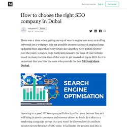 How to choose the right SEO company in Dubai - Infoquest IT - Medium