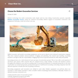 Choose the Modern Excavation Services