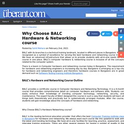 Why Choose BALC Hardware & Networking course