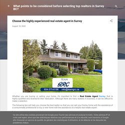 Choose the highly experienced real estate agent in Surrey