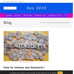 Keyword Research - Seo 2030