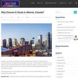 Why Choose to Study in Alberta, Canada?