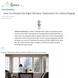 How to Choose the Right Window Treatments for Home Staging