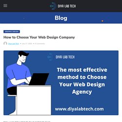 How to Choose Your Web Design Company