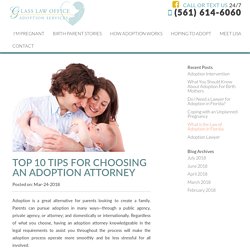 Top 10 Tips for Choosing an Adoption Attorney