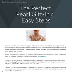 Tips For Choosing a Classic Pearl Necklace