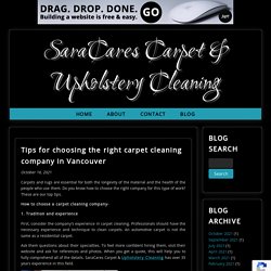 Tips for choosing the right carpet cleaning company in Vancouver