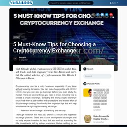 5 Must-Know Tips for Choosing a Cryptocurrency Exchange