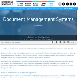 Choosing a Document Management System: A Guide