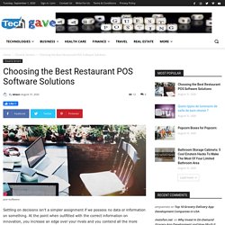 Choosing the Best Restaurant POS Software Solutions