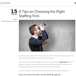 Choose the best Staffing Agency