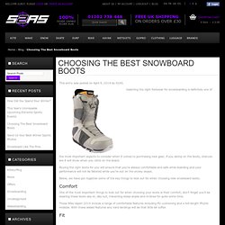 Choosing The Best Snowboard Boots
