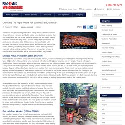 Choosing The Right Welder For Building a BBQ Smoker