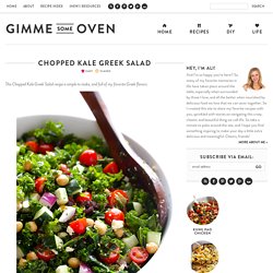 Chopped Kale Greek Salad