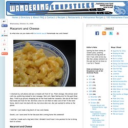 Macaroni and Cheese