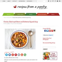 Chorizo & Butternut Squash Soup Recipe