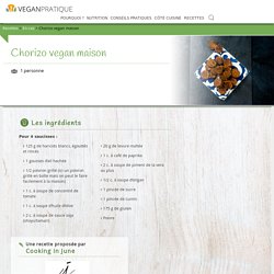 Chorizo vegan maison, recette - Vegan Pratique