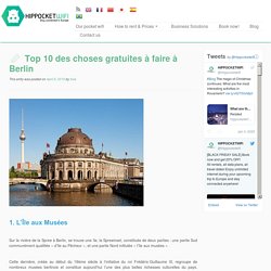 Top 10 des choses gratuites à faire à Berlin - HIPPOCKETWIFI
