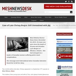 Case of Late Chrissy Brajcic Still Unresolved with J&J