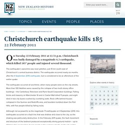 Christchurch earthquake