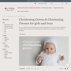 christening gowns for boys
