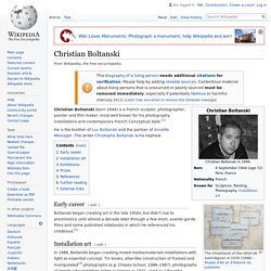Christian Boltanski - Wikipedia