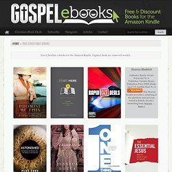 Free Christian e-Books for the Amazon Kindle