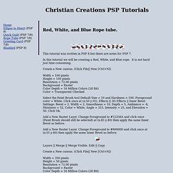 Christian Creations PSP Tutorials