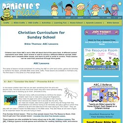 Danielle's Place Christian Curriculum