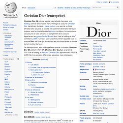 Christian Dior (entreprise)