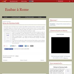 K.622 de Christian Gailly - Esabac à Rome
