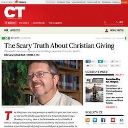The Scary Truth About Christian Giving