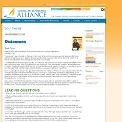 Soul Focus - Christian Leadership Alliance