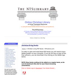 Christian Living PDF Books - NTSLibrary.com