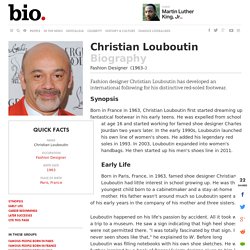 Christian Louboutin - Biography - Fashion Designer - Biography.com