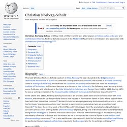 Christian Norberg-Schulz