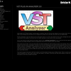 Christian's private site - VST Plug-in Analyser 2.0 - Christian's private site