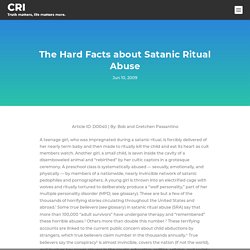 The Hard Facts about Satanic Ritual Abuse