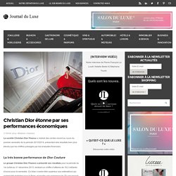 Christian Dior Finance : un bilan satisfaisant