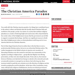 America's Christian Tradition Deeply Influences Culture