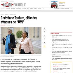 Christiane Taubira, cible des attaques de l'UMP