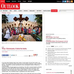 Why Christianity Failed In India