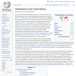 Christianity in the United States