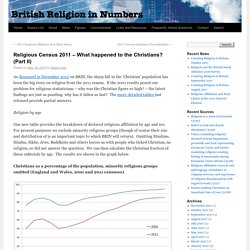 Religious Census 2011 – What happened to the Christians? (Part II) - British Religion in NumbersBritish Religion in Numbers