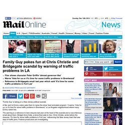 Family Guy pokes fun at Chris Christie and Bridgegate scandal