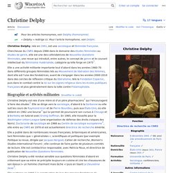 Christine Delphy