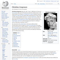Christine Jorgensen - Wikipedia